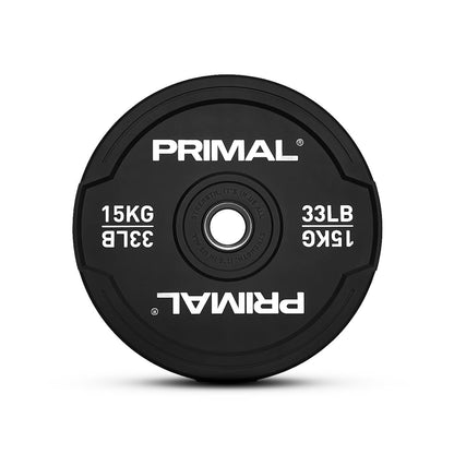 Primal Pro Series Black Rubber Bumper Plates