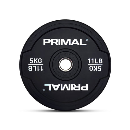 Primal Pro Series Black Rubber Bumper Plates