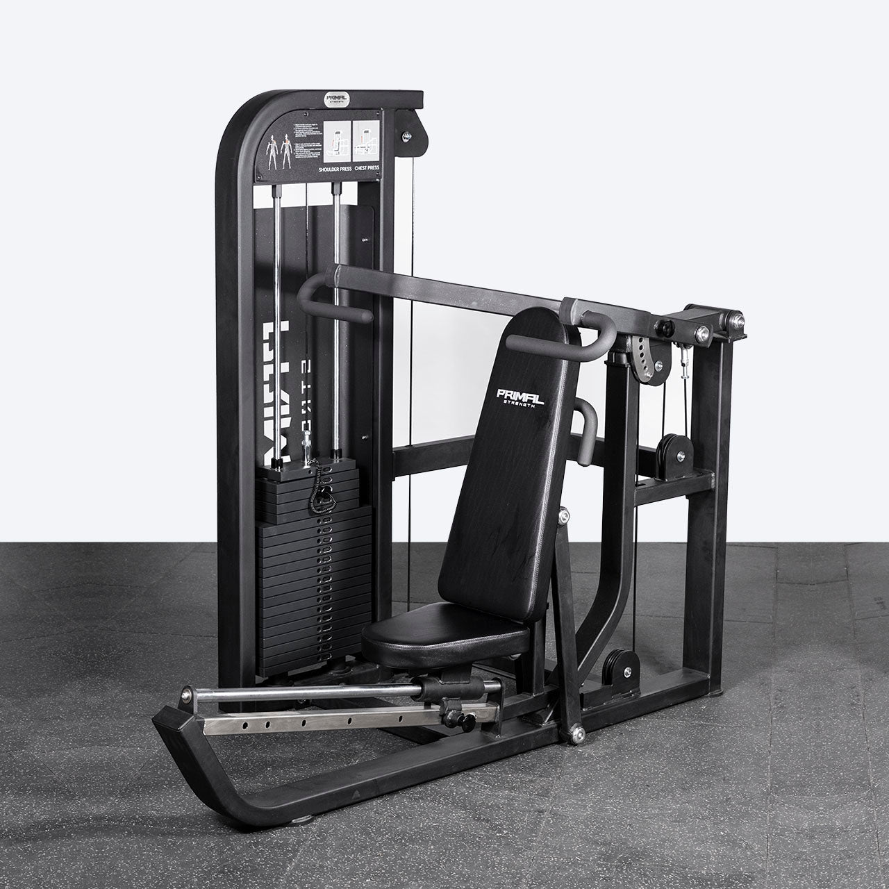 Primal Performance Series 125kg Pin-Select Dual - Chest/Shoulder Press