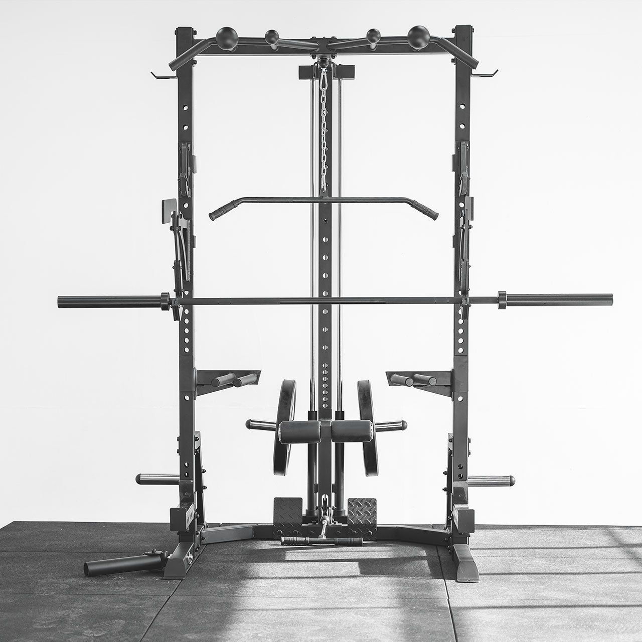 Primal Personal Series Ultimate Half Rack with Lat Pulldown and Low Row